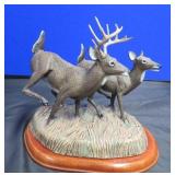 WHITE-TAILED DEER SCULPTURE COLLECTION BY BOB TRAVERS