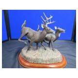 WHITE-TAILED DEER SCULPTURE COLLECTION BY BOB TRAVERS