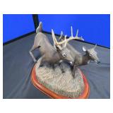 WHITE-TAILED DEER SCULPTURE COLLECTION BY BOB TRAVERS