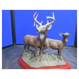WHITE-TAILED DEER SCULPTURE COLLECTION BY BOB TRAVERS