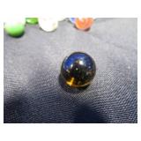 CROWN BAG WITH 3 PLUS POUNDS OF VINTAGE MARBLES