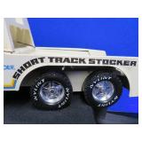 NYLINT 860 SEMI SHORT TRACK STOCK CAR HAULER TOW TRUCK WRECKER FLATBED