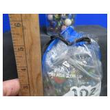 UNOPENED VINTAGE BAG OF 102 MARBLES