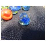 2 BAGS OF MARBLES (VINTAGE)