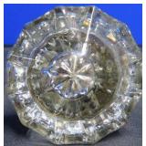 3 GLASS/CRYSTAL ANTIQUE DOOR KNOBS