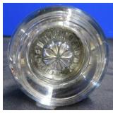 3 GLASS/CRYSTAL ANTIQUE DOOR KNOBS