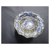3 GLASS/CRYSTAL ANTIQUE DOOR KNOBS