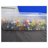 11.34 LBS OF VINTAGE MARBLES.