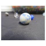 11.34 LBS OF VINTAGE MARBLES.