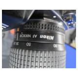 8 PIECE  NIKON DOUBLE CAMERA SET / ALUMINUM CASE