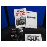 8 PIECE  NIKON DOUBLE CAMERA SET / ALUMINUM CASE