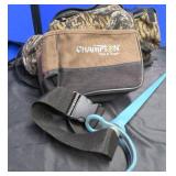 CABELAS WAIST BELT / CHAMPION TRAPS AND TARGETS BAG
