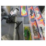 PLANO LURE BOX / NEW LURES / REEL / MISC