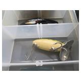 PLANO LURE BOX / 3 RODS AND REELS