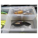 PLANO LURE BOX / 3 RODS AND REELS