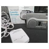VINTAGE FISHER FMSW2 520 AND VOICE ACTIVATED CASSETTE RECORDER