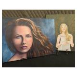 2 PAINTINGS ON CANVAS