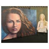 2 PAINTINGS ON CANVAS