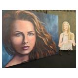 2 PAINTINGS ON CANVAS