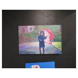 2 LARGE PAINTING ON CANVAS