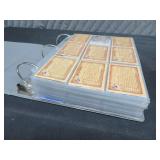LARGE BOOK FILLED WITH YU-GI-OH / MISC. COLLECTABLE CARDS.