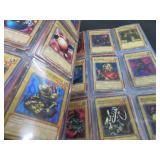 LARGE BOOK FILLED WITH YU-GI-OH / MISC. COLLECTABLE CARDS.