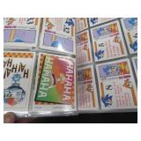 LARGE BOOK FILLED WITH YU-GI-OH / MISC. COLLECTABLE CARDS.