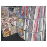 LARGE BOOK FILLED WITH YU-GI-OH / MISC. COLLECTABLE CARDS.