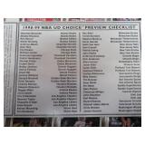 WOW! 1998 - 99 UPPER DECK NBA UD CHOICE PREVIEW 50 CARD SET PLUS TWINS