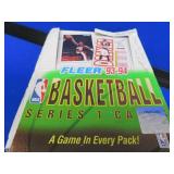 BOX OF FLEER 93-94 BASKETBALL PLUS