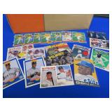 MIXED BOX OF DIFFERENT YEARS OF BASEBALL CARDS.
