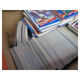 MIXED BOX OF DIFFERENT YEARS OF BASEBALL CARDS.