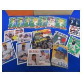 MIXED BOX OF DIFFERENT YEARS OF BASEBALL CARDS.