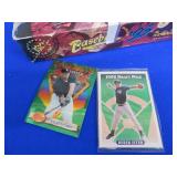 MIXED CARDS WITH BASKETBALL COLLECTORS TRADING CARD BOOK  / BIG NAMES