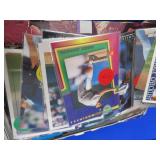 MIXED CARDS WITH BASKETBALL COLLECTORS TRADING CARD BOOK  / BIG NAMES