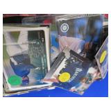 MIXED CARDS WITH BASKETBALL COLLECTORS TRADING CARD BOOK  / BIG NAMES