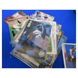 MIXED CARDS WITH BASKETBALL COLLECTORS TRADING CARD BOOK  / BIG NAMES