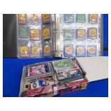 MIXED CARDS WITH BASKETBALL COLLECTORS TRADING CARD BOOK  / BIG NAMES