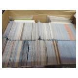 LARGE BOX OF MIXED YEAR BASEBALL CARDS.
