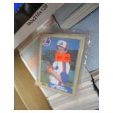 LARGE BOX OF MIXED YEAR BASEBALL CARDS.