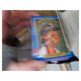 LARGE BOX OF MIXED YEAR BASEBALL CARDS.