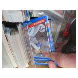 LARGE BOX OF MIXED YEAR BASEBALL CARDS.