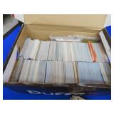 LARGE BOX OF MIXED YEAR BASEBALL CARDS.