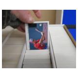 4 ROW BOX OF MINT, RAW, UNLOOKED AT CARDS.
