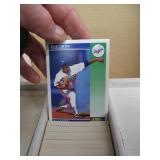 4 ROW BOX OF MINT, RAW, UNLOOKED AT CARDS.