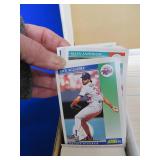 4 ROW BOX OF MINT, RAW, UNLOOKED AT CARDS.