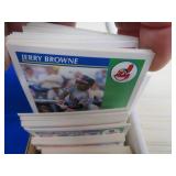 4 ROW BOX OF MINT, RAW, UNLOOKED AT CARDS.