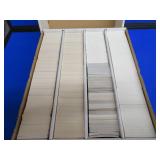4 ROW BOX OF MINT, RAW, UNLOOKED AT CARDS.