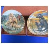 8 NUMBERED COLLECTOR PLATES IN SEPARATE DRAWERED CASE
