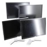 (4) Dell 24" 2407WFPb Monitors